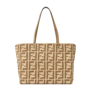 펜디 롤 라지 라피아 여성 쇼퍼백 8BH425 AS3B F17A1