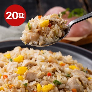 흑닭 더 빅 닭가슴살 마늘계란버터볶음밥 350g 20팩