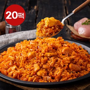 흑닭 더 빅 닭가슴살 직화짬뽕맛 볶음밥 350g 20팩
