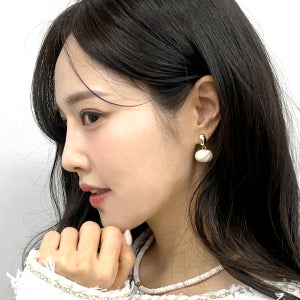 [오바들+ 가수 소유미님 협찬] SE1048(92.5은침) 여자 데일리 하객 패션 귀걸이