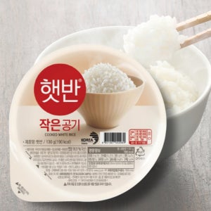 햇반 백미밥 작은공기 130g, 18개