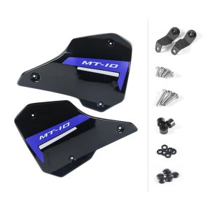 야마하 호환 MT-10SP/MT-10 튜닝 연료 탱크 전면 가드 플레이트 커버 셸 2022+ 블랙-MT10