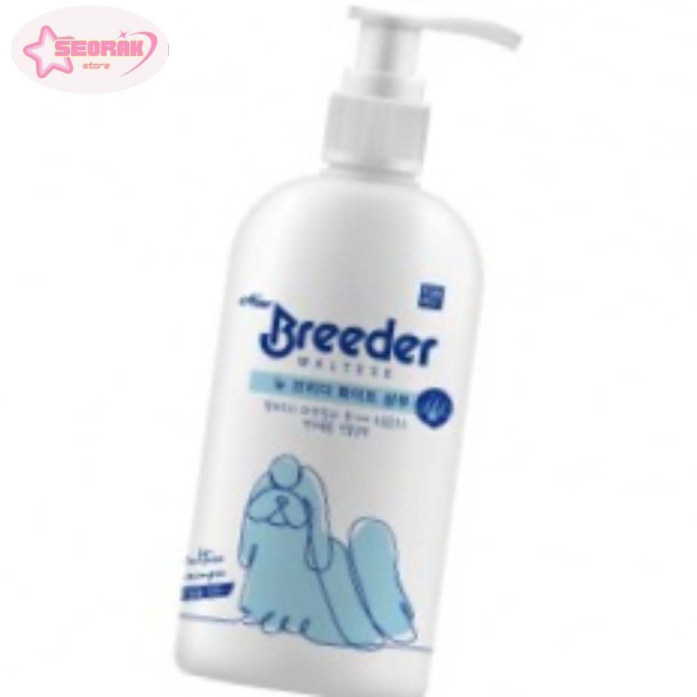 서락 New 브리더 화이트 강아지 샴푸 500ml 순한강아지샴푸