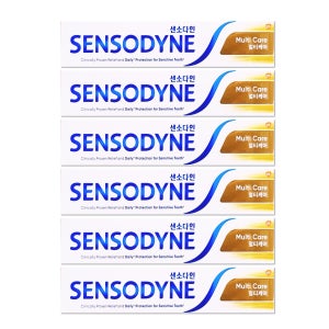 센소다인 멀티케어 치약 100g, 6개