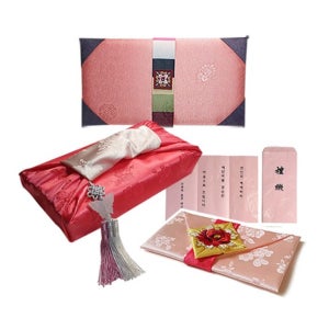 현금 예단함 예단비 보내기 보자기 봉채 봉투 세트