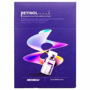 메디뷰 탄력 데일리 1일1팩 페이스 마스크 팩 시트 레티놀 솔루션 앰플 10매 2세트
