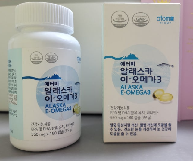 애터미 <b>알래스카 오메가</b>3 180캡슐