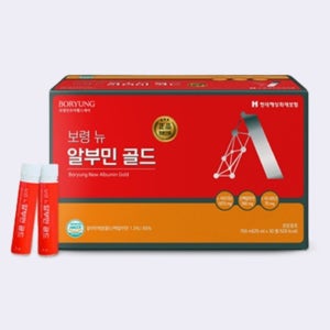 보령 뉴 알부민 골드 25ml x 30병 L아르지닌 난백알부민 L아스파트산 실크펩타이드 사과농축액 수박과피분말 화이트토마토추출물 비타민C 히알루론산 타우린 액상형