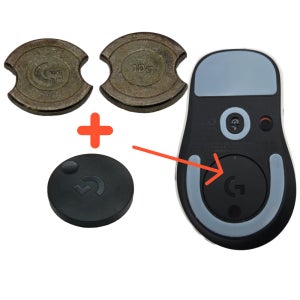 로지텍 정품 지프로 g403 g603 g703 마우스 지슈라1 지슈라2호환 무게추 10g