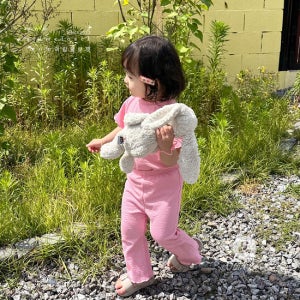 여아 봄 여름 프릴 상하복 세트 깜찍한 노랑 핑크 상하의 set 면티셔츠 등원룩 추천