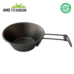AMG 티타늄 폴딩 시에라컵S 150ml 캠핑 백패킹용품 초경량 에이엠지티타늄