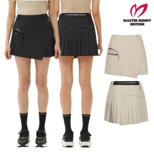 마스터바니 골프웨어 여성 골프 스커트 고신축 냉감 포켓 주름 치마 E2PC601