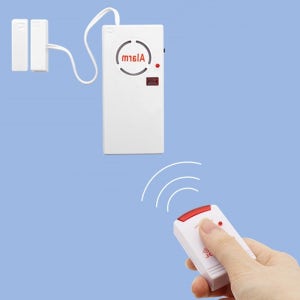 리모컨 도어 센서경보기 120dB 도둑 침입 알람 방지기 창문