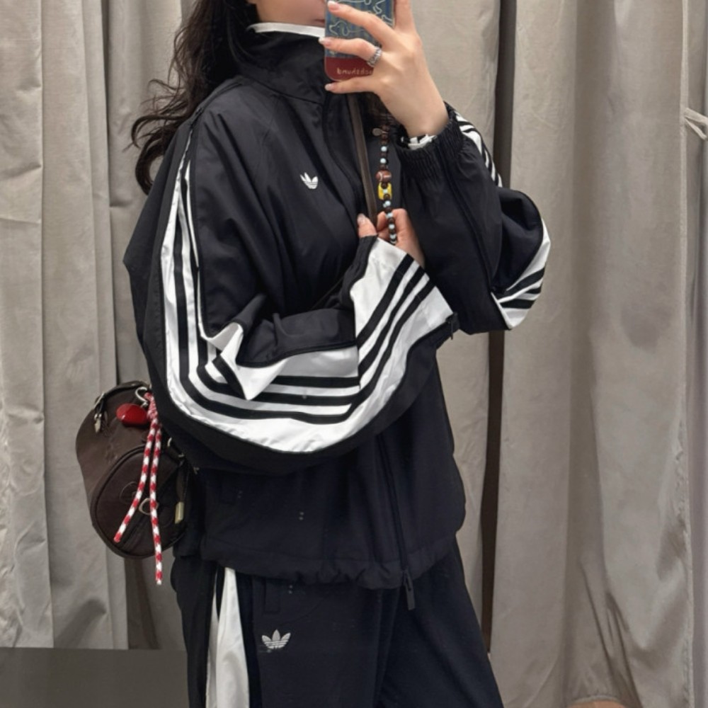 아디다스 오리지널 아딜니레움 시즌3 집업 트랙탑 자켓 블랙 JX9204