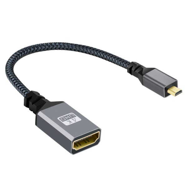 HDMI to MICRO HDMI 케이블 4K 노트북 카메라 모니터 연장 케이블 정방향