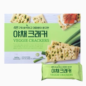 대파 야채크래커 340g 개별포장 야채 과자 비스켓