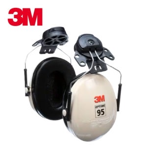 3M H6P3E 경량 방음귀덮개 안전모 부착형 차음 21dB 소음방지
