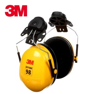 3M H9P3E 경량 방음귀덮개 안전모부착형 차음 23dB 소음방지