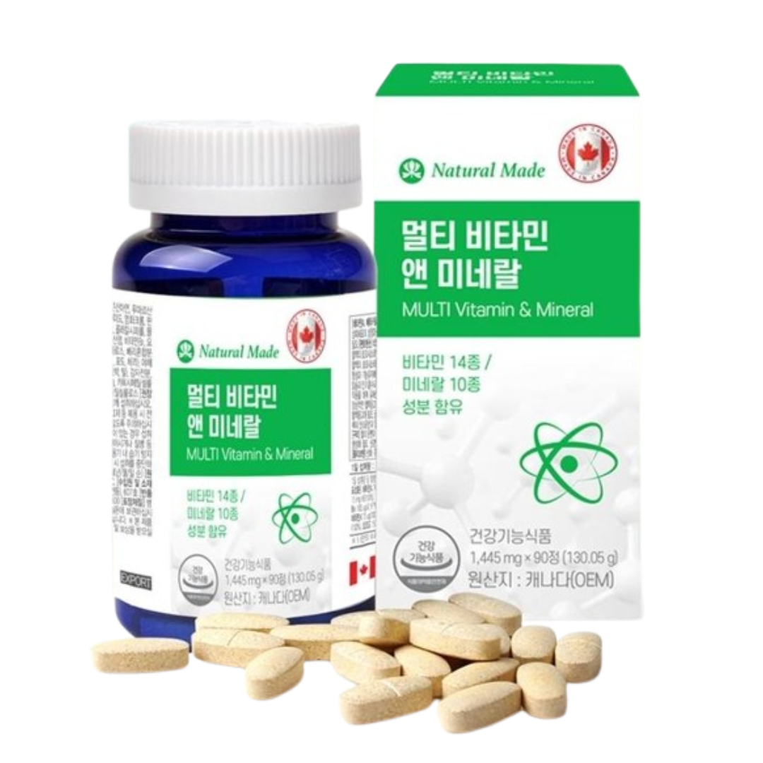 네츄럴<b>메이드</b> 멀티<b>비타민</b> 90정, 1개