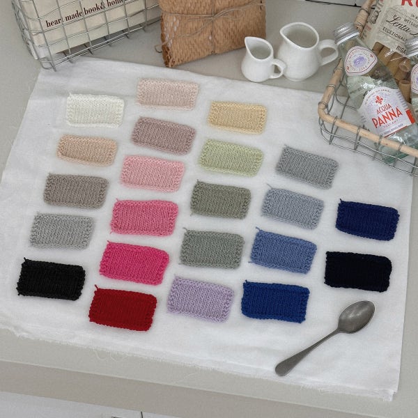 [Cotton] 슬러시 콘사 - 22 colors (100g)