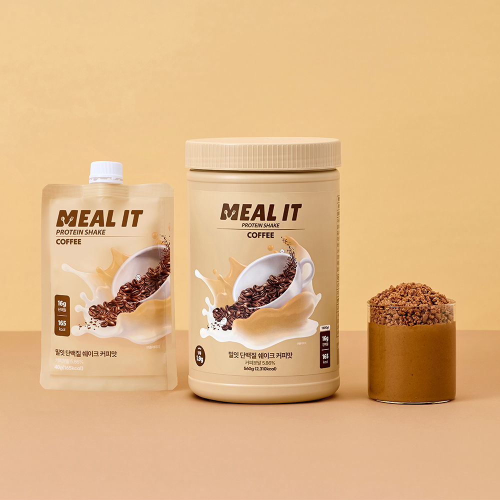 밀잇 식단관리 단백질 쉐이크 대용량 커피, 560g, 1개