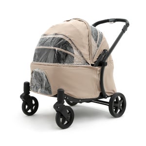 폼포라펫 클래식 웨건 방풍커버 애견 강아지유모차 개모차 바람막이 펫 사계절 방수커버