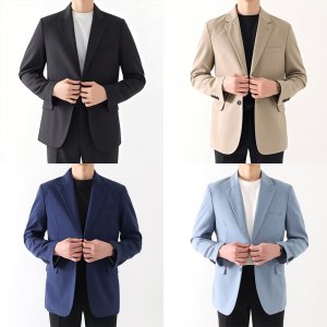 시원하고 쿨한 써드 린넨 싱글 정장 자켓 마이 블레이저 빅사이즈 국내생산 ZZBJK023