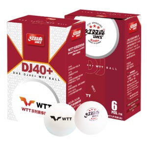 [DHS] DJ40+ WTT 시합구 (6구입) 공인 탁구공 공인구 전문가용 선수용