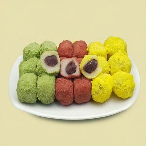 [찰진한상자] 삼색 경단 모찌 찹쌀떡 (20g+150알 3kg 1박스) 간식 떡 식사대용떡