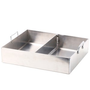 떡볶이판 업소용 철판 팬 가정용 떡볶이 판 캠핑 43.6cm, 2구 높은 3호