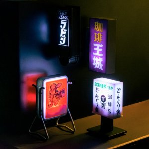 순다방 간판등 제3탄 미니어처 가챠 피규어 랜덤 4개 구매시 세트발송