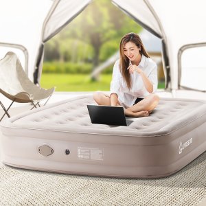 에어침대 자충매트 휴대용매트리스 텐트 경량에어매트 야외 에어매트 40cm 더블