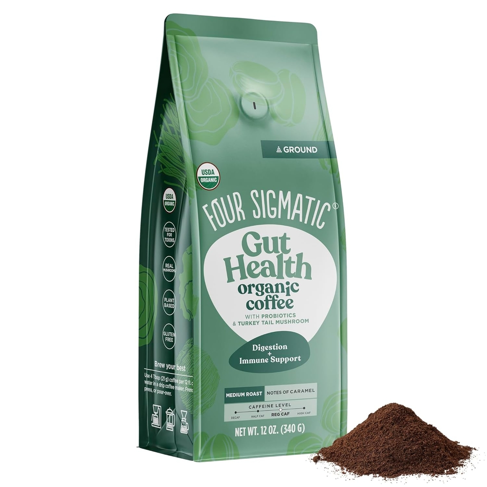 <b>Four Sigmatic</b> gut health 커피 미디엄 로스트 340g