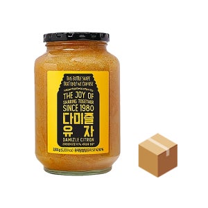 다미즐 유자차 유자청 2kg, 6개
