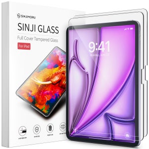 신지모루 풀커버 강화유리 액정보호필름 아이패드 에어 7세대 13 M3, 2매입