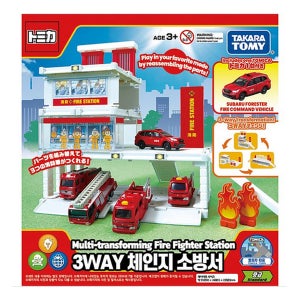 토미카 월드 3WAY 체인지소방서(39955)