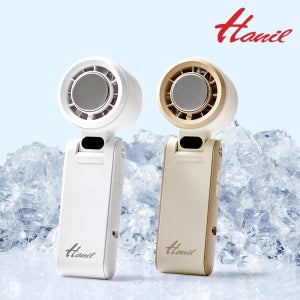 한일 핸디 손풍기 100단 목걸이 스탠드 무선 미니 선풍기 냉각 손 휴대용 선풍기