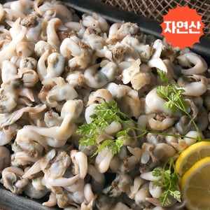 자연산 제철 순살 새조개 샤브샤브 초무침 볶음 세척 손질 조개살 100g x 10팩