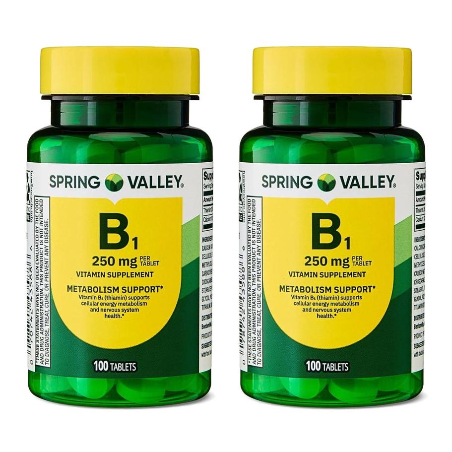 <b>스프링밸리 비타민 B1</b> 100정 2개