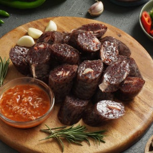 고추순대,마늘순대 500g 1+1 볶음 토종 찹쌀 고기 옛날 고향