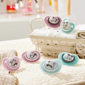 [더블하트] 1+1 디즈니 쪽쪽이 유아 노리개 젖꼭지 0개월/3개월/6개월