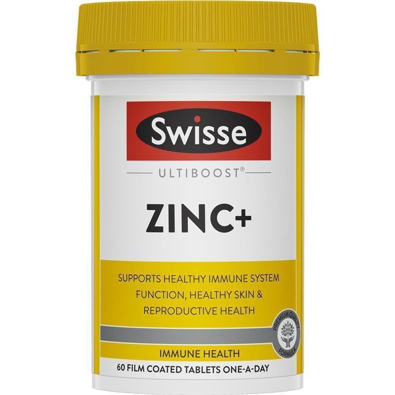 스위스 아연+ 아연플러스 징크 울티<b>부스트</b> 피로회복 Zinc+ 60정, 1개