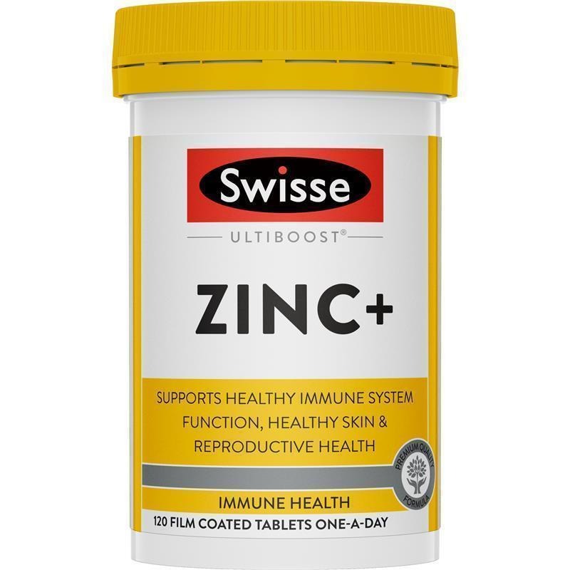 스위스 아연+ 아연플러스 징크 울티<b>부스트</b> 피로회복 Zinc+ 120정, 1개