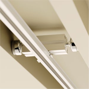 노못 노타프로 무타공 커튼레일 브라켓 커튼봉 이중레일 화이트 2개