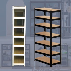 1000 7단 수납장 1000 400 2100 창고렉 가로 100 높이 조절 오피스 코스트코 수납 가구 무볼트선반장 제작