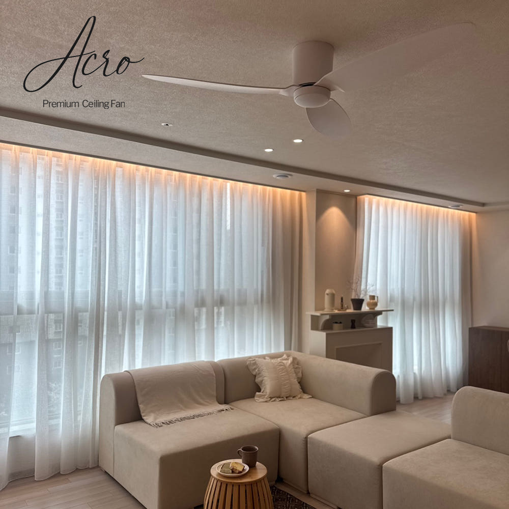 아크로 블루투스 실링팬 15cm 초슬림 천장선풍기 거실 조명 5년 AS ( 런칭기념 )