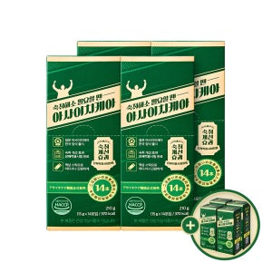 숙취해소제 아사이치케아 210g 14포입 4팩, N+N팩 행사 중 구매 수량 더블 발송 [팩당 12,760원]