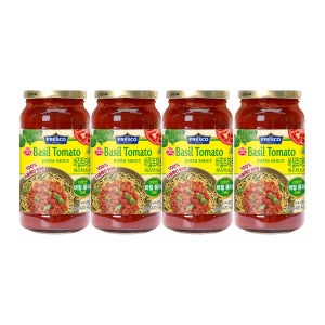 오뚜기 프레스코 파스타소스 바질토마토 600g 4개