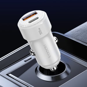 투키 50W 고속 차량용 충전기 시거잭 2in1 PD3.0