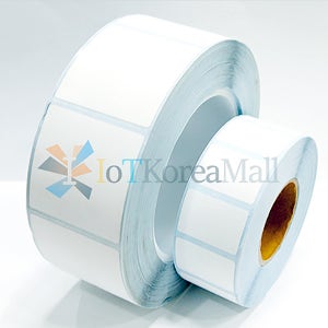 국내생산 감열지 롤라벨 40지관 바코드라벨 스티커 라벨지 25X15X2800매 감열 용지